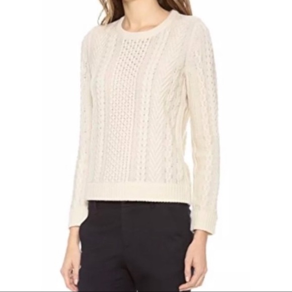 rag & bone wool fisherman knit sweater - Picture 10 of 10